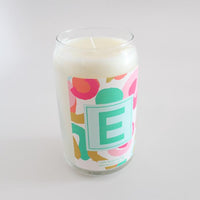 Personalized Candle- Palm Leaves