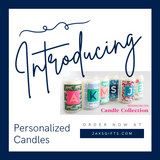 Personalized Candle- Palm Leaves