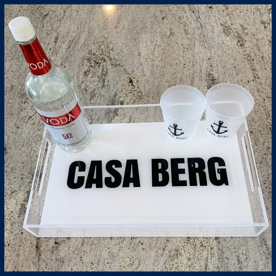 Jax  Lucite Tray 11 by 17