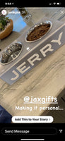Lucite Dog Bowl W/Name