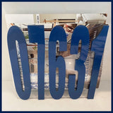 Lucite Zip Code Mail Holder