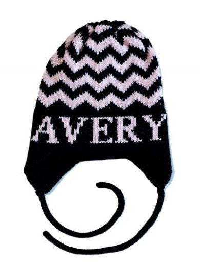 Chevron Hat with Earflaps