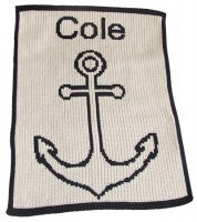 Anchor Stroller Blanket