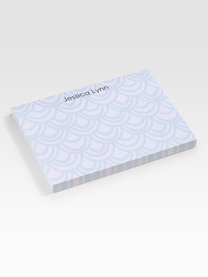 Monogrammed Desk Pad