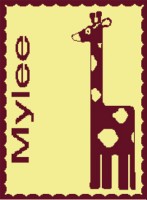Giraffe Stroller Blanket
