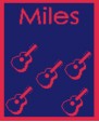 Guitar with Name Stroller Blanket