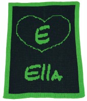 Heart Stroller Blanket