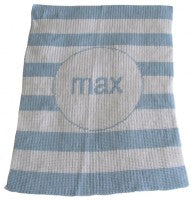Modern Stripe Stroller Blanket
