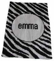 Zebra Stripes Stroller Blanket